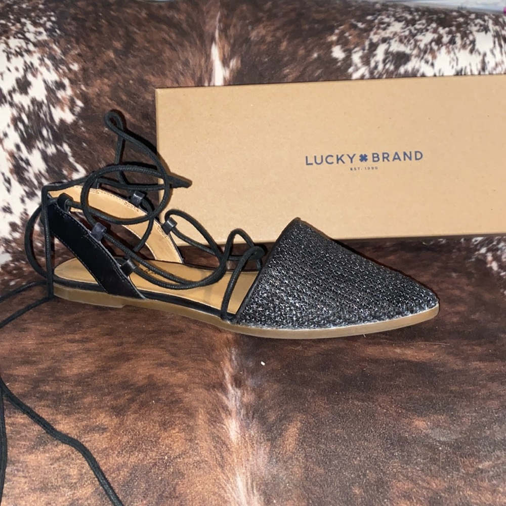 Lucky Brand Black Flats